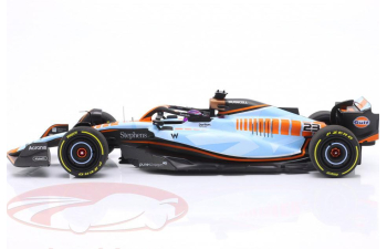 WILLIAMS FW45 / Gulf-Lackierung 11th Singapore GP Formula 1 Alexander Albon (2023)