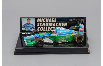 BENETTON Ford B 194 F1 #5 Season 1994 M.Schumacher, green / blue