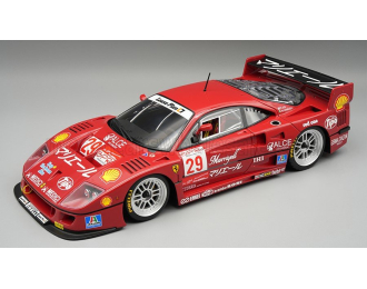 FERRARI F40 LM 3.5L TURBO V8 №29 BPR Suzuka (1996) Max Angelelli - Tetsuya Ota - Open Rear Trunck And Engine part - close with magnetic system