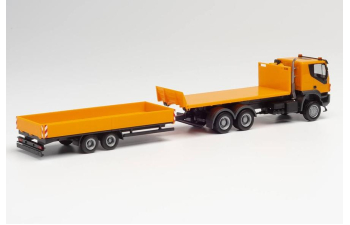 IVECO Trakker 6×6 с прицепом, желтый