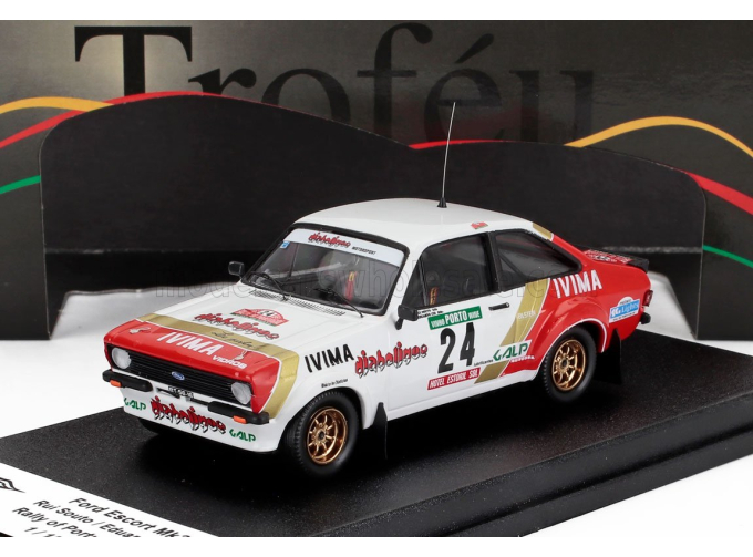 FORD Escort Mkii №24 Rally Portugal (1983) Rui Souto - Eduardo Cid, White Red