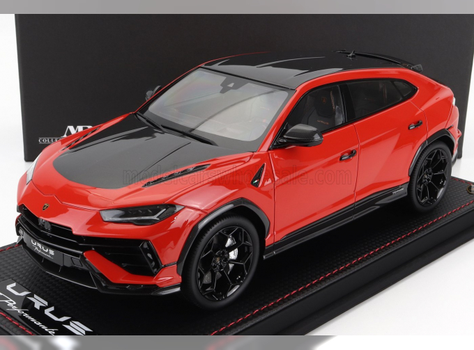 LAMBORGHINI Urus Performante (2022) - Con Vetrina - With Showcase, Rosso Arancio - Orange