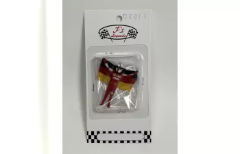 Фигурка Себастьяна Феттеля с немецким флагом