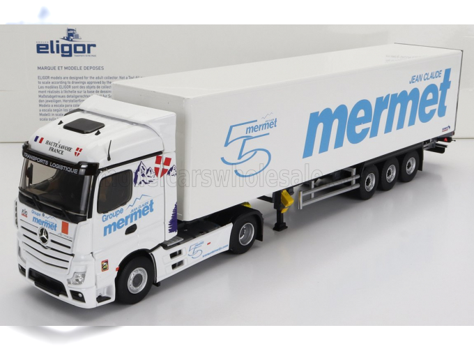 MERCEDES-BENZ Actros 5 Truck Cassonato Mermet Transports (2020), White