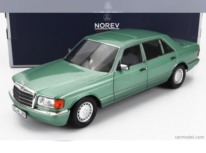 MERCEDES-BENZ S-CLASS 560SEL (W126) 1991, light green