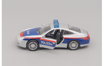 PORSCHE Polizei, silver / blue