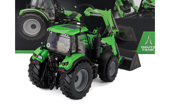 DEUTZ-FAHR 6150.4 Ttv Tractor With Fz 47-23 Front Loader (2018), Green Black
