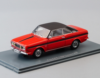 FORD Taunus P6 15M RS Coupe (1968), red / black