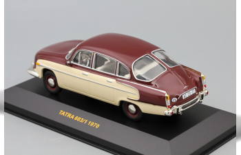 TATRA 603/1 (1970), burgundy / beige