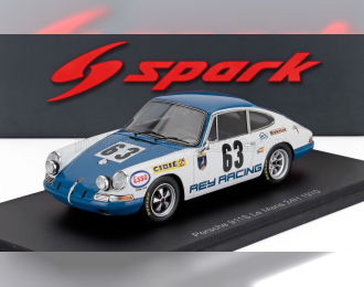 PORSCHE 911s 2253cc Coupe Team Rey Racing №63 24h Le Mans (1970) Jacques Rey - Bernard Cheneviere, White Green