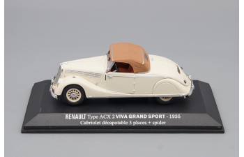 RENAULT Type ACX 2 Viva Grand Sport (1935), beige / brown