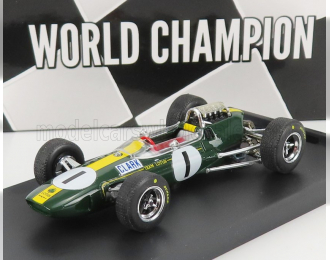 LOTUS F1 33 N1 Winner Germany Gp Jim Clark (1965) World Champion, Green Yellow