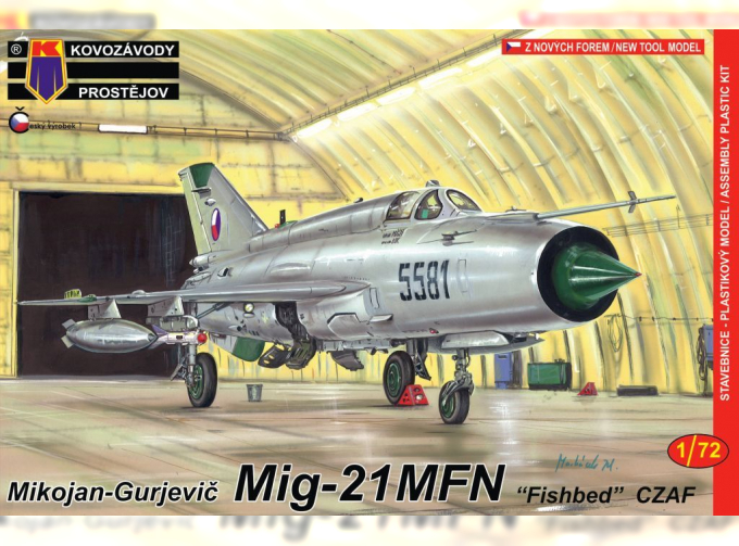 Сборная модель KPM0018 MiG-21-MFN “Fishbed CzAF”