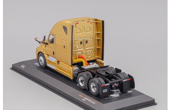 FREIGHTLINER Cascadia Tractor Truck 3-assi (2018), gold metallic