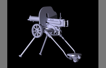 Сборная модель Российский пулемет "Максим" (1910 г.). Russian Maxim Machine Gun (1910)