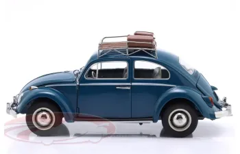 VOLKSWAGEN Beetle с багажником на крыше (1963), синий