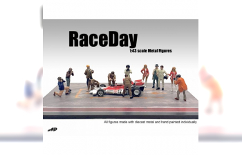 Набор фигурок день гонки #3