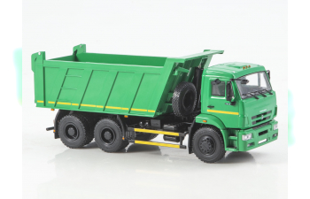 Камский грузовик 6520 Рестайлинг самосвал, зеленый
