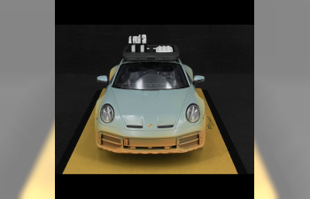 PORSCHE 911 992 Dakar N 00 Ahead Coupe (2024) - Con Vetrina - With Showcase, Shade Green