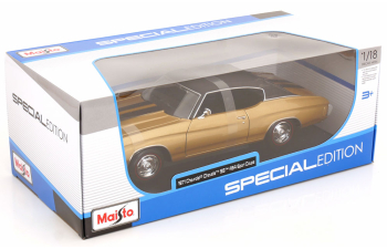 CHEVROLET Chevelle Ss 454 Coupe (1971), Gold Met Black
