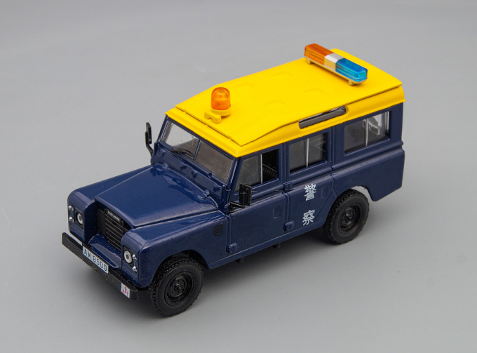 LAND ROVER 110 long, Полицейские Машины Мира 9, синий