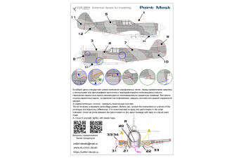 Маска окрасочная P-40E Warhawk (Special Hobby)