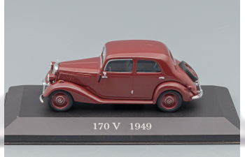 MERCEDES-BENZ 170V (1949), Mercedes-Benz Offizielle Modell-Sammlung 26, вишневый