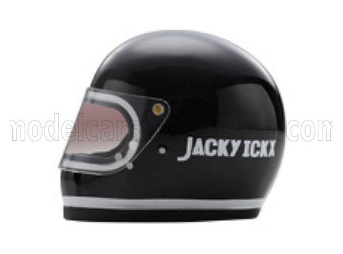 HELMET F1 Casco Helmet Jacky Ickx 312 B2 Team Ferrari Season (1971), Black
