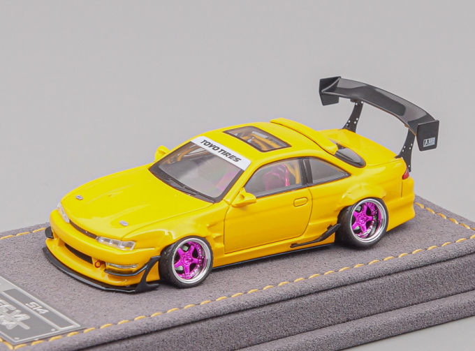 NISSAN Silvia S14 GT-SPEC V1 Seiji Ookawara, yellow