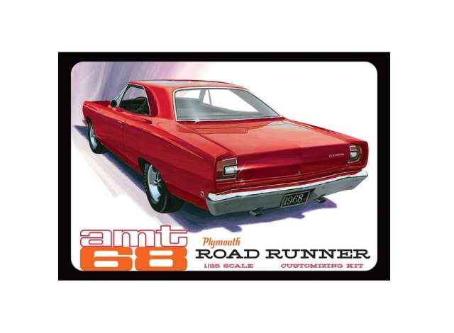 Сборная модель Plymouth Road Runner customizing kit, plastic modelkit 1968