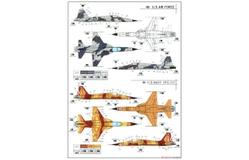 Сборная модель Northrop F-5E Tiger II Early Version