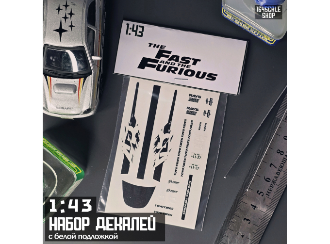 Декаль Fast and the Furious "Han's Lancer Evolution IX"