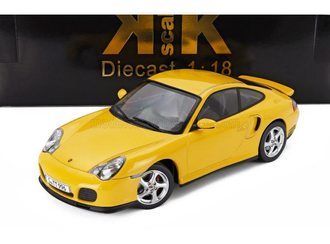 PORSCHE 911 996 Turbo Coupe (2000), yellow