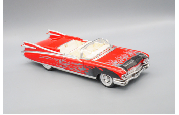 CADILLAC Eldorado 59 красный, пламя, 24 см.