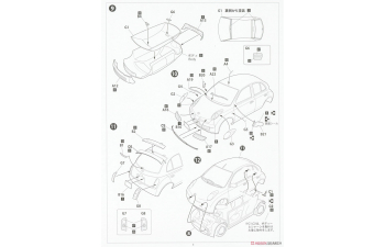 Сборная модель NISSAN Nismo March S-tune