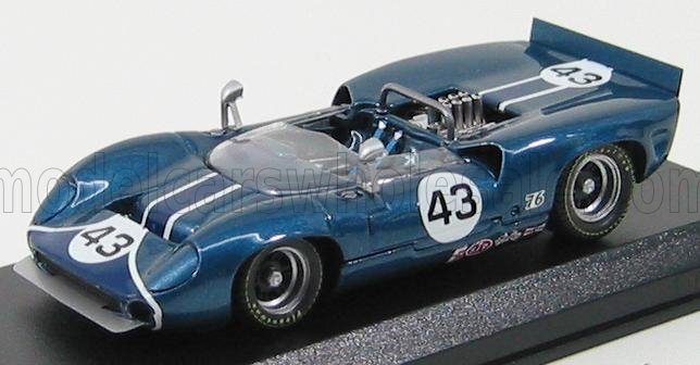 LOLA T70 Spider N 43 Riverside 1966 J.stewart, Blue Met