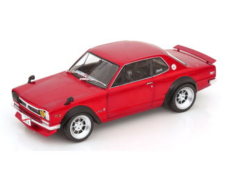 NISSAN Skyline (C10) Hakosuka (1970), red metallic