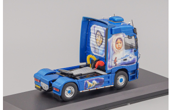 MERCEDES BENZ Actros 1851 Mp1 Tractor Truck 2-assi (1998) - Eskimo Arctic Airbrush, blue
