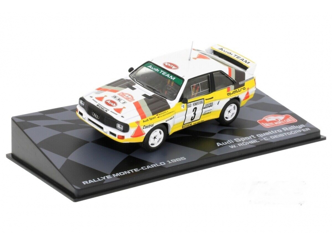 AUDI Sport Quattro Audi Team Hb 2nd Rally Montecarlo (1985) W.Rohrl - C.Geistdorfer из серии Rallye Monte-Carlo