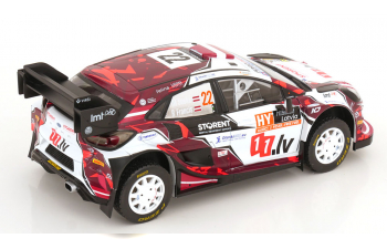 FORD Puma Rally1 Team M Sport Ford Wrt №22 7th Rally Latvia (2024) Martin Sesks - Renars Francis, White Red Black