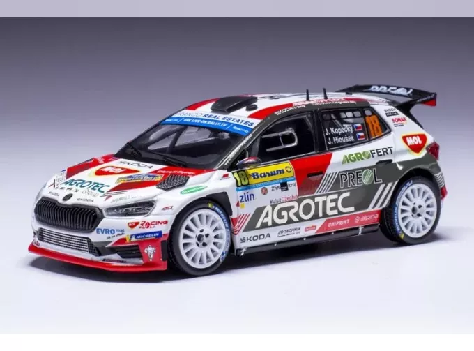 SKODA Fabia Rally2 Kopecky/Hlousek, Barum Rally (2023)