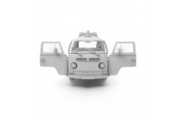 Сборная модель VOLKSWAGEN T2 автобус для аэропорта 1967 года / T2 Model 1967 Airport Bus