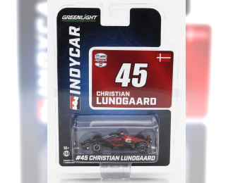 CHEVROLET Team Letterman Lanigan Racing N45 Indianapolis Indy 500 Indycar Series (2023) Christian Lundgaard, Black Red