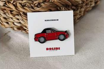 Значок Pin 1992 Mazda MX-5, red