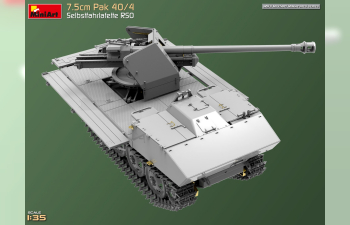 Сборная модель Pak 40/4 Selbstfahrlafette Rso Military
