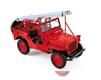 JEEP Willis 4x4 Fire Department (1988), red