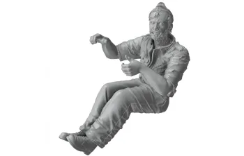 Сборная модель фигурки разведывательно-диверсионного подразделения британской армии / LRDG Crew figure set 4