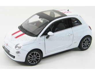 FIAT 500 BONNET RED STRIPES (2007)