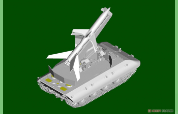 Сборная модель E-100 Flakpanzer с Flakrakete Rheintocher I