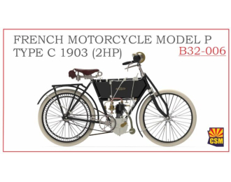 Сборная модель французский мотоцикл Model P - тип C 1903